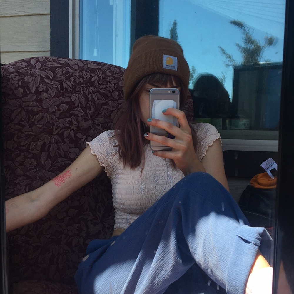 Orange Carhartt Beanie